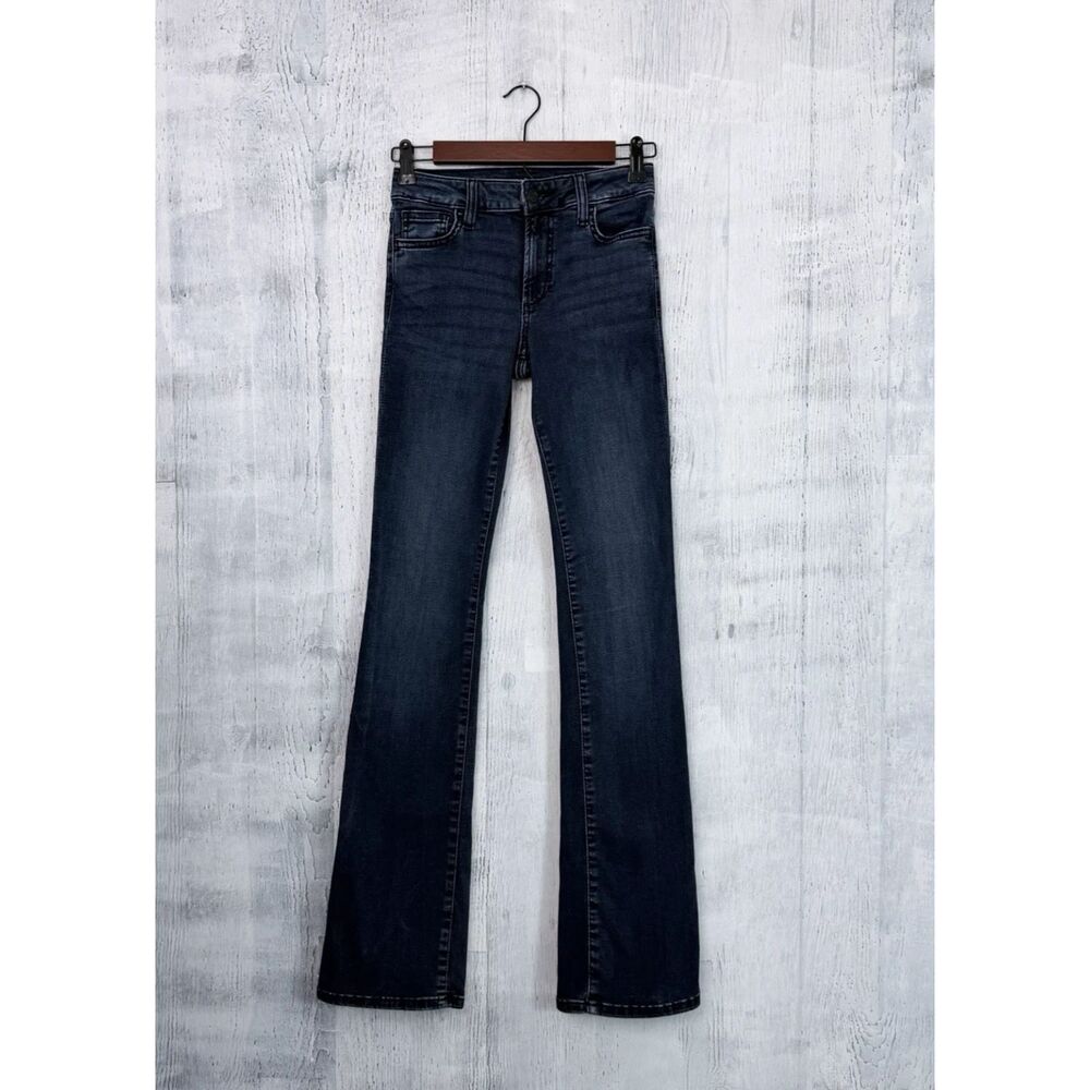 Joes Sadako Jeans Mid-Rise Bootcut Dark Whiskered Stretch Women's Sz 24x33